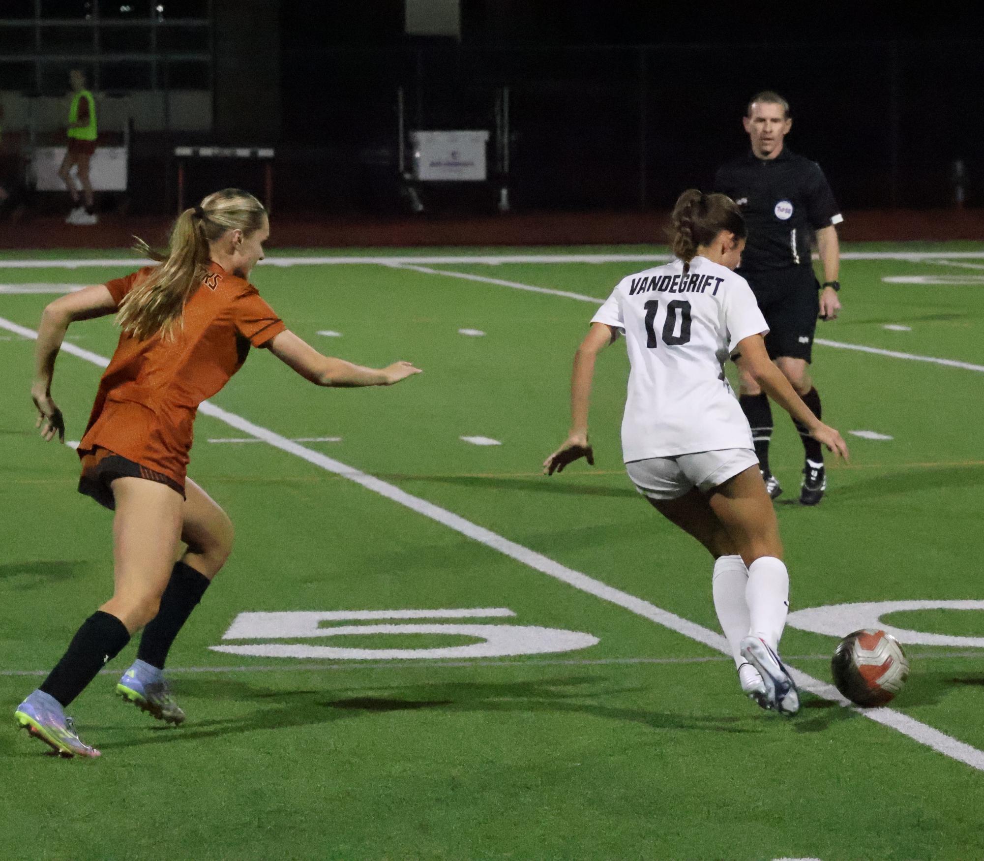 Strangled by the Vipers: Varsity Girls Soccer Falls Under Vandegrift 1-0