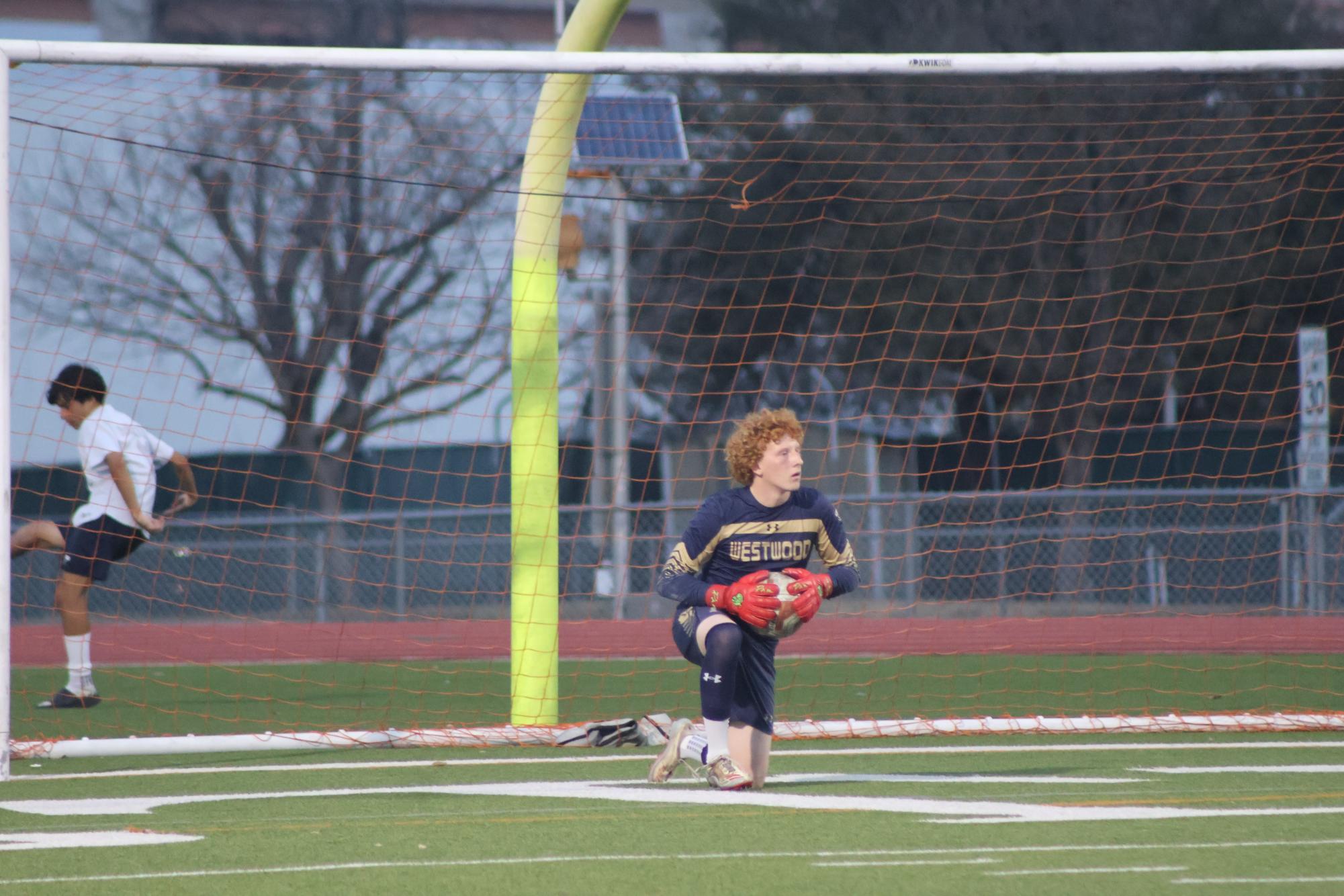 The JV Orange Boys Soccer Equalize with McNeil Mavericks 1-1