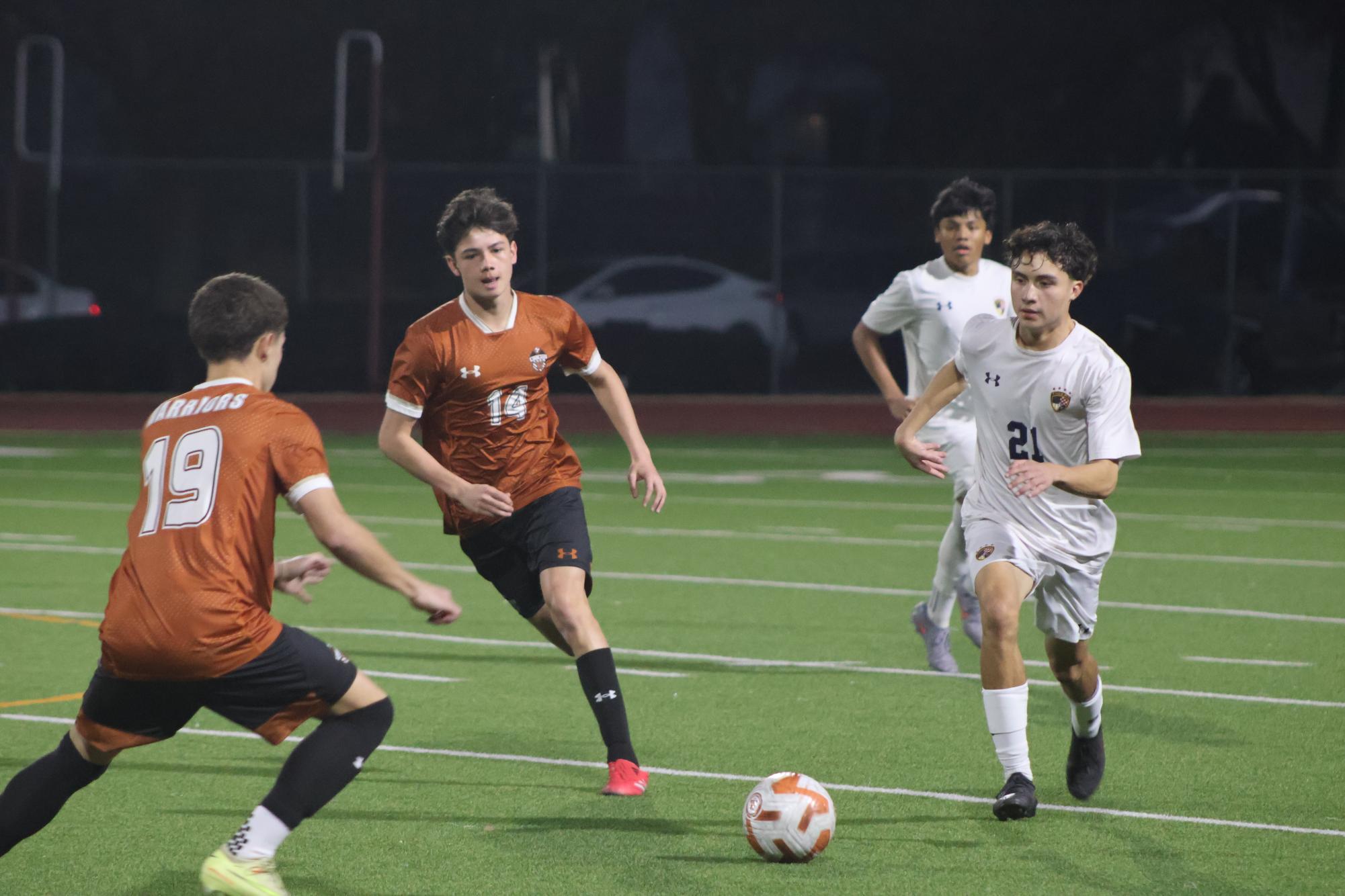 JV Orange Boys Soccer Cruise Past Stony Point 5-1