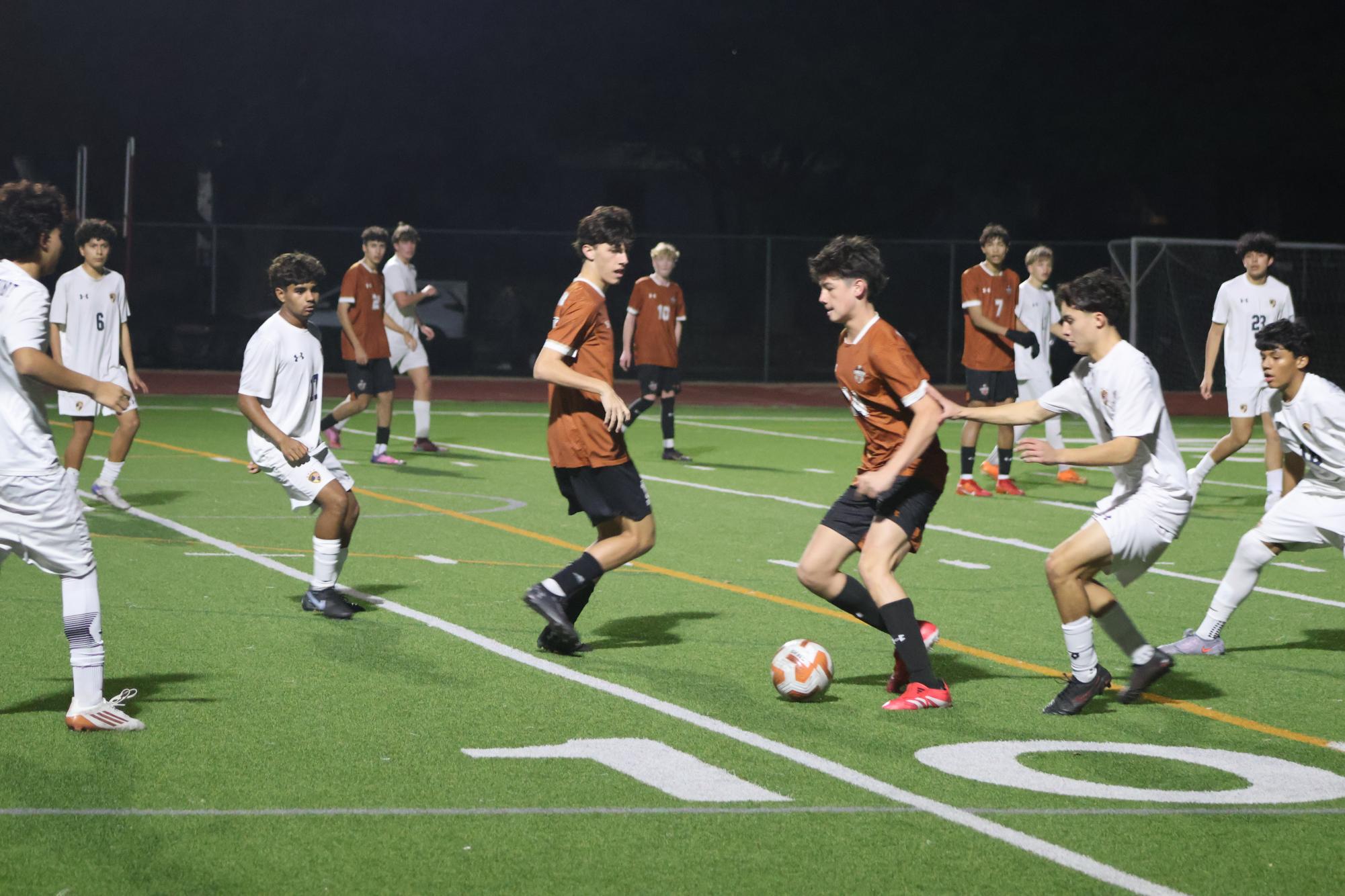 JV Orange Boys Soccer Cruise Past Stony Point 5-1