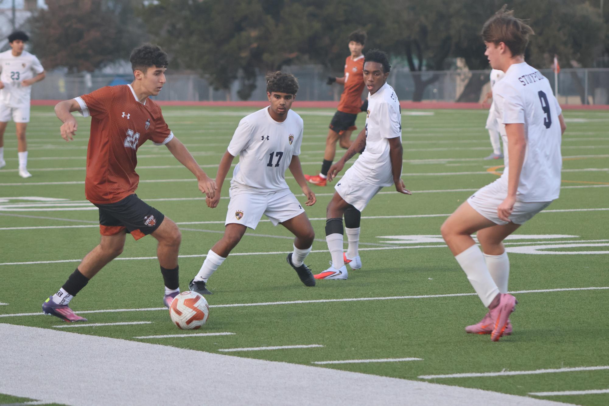 JV Orange Boys Soccer Cruise Past Stony Point 5-1