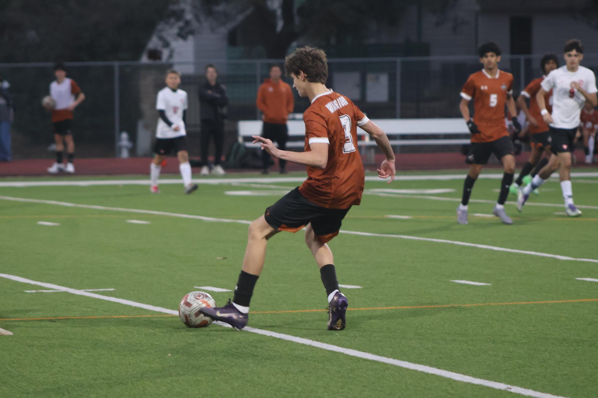 JV Orange Soccer Fights Back to Tie Vista Ridge 1-1