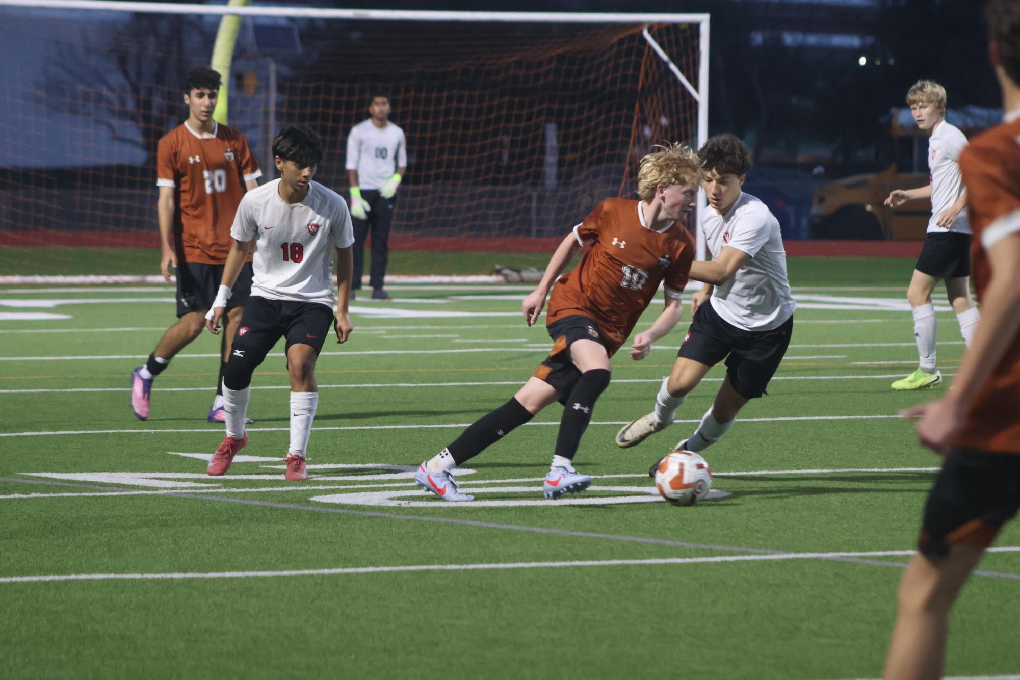 JV Orange Soccer Fights Back to Tie Vista Ridge 1-1