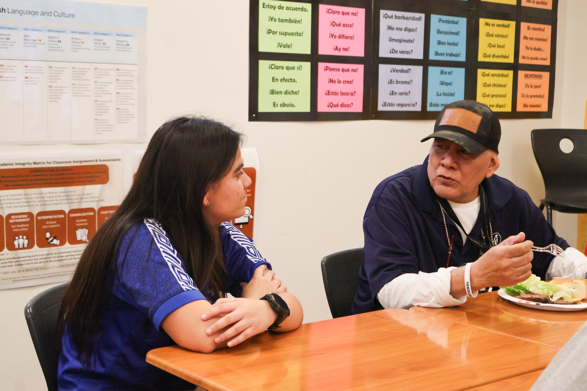 Sociedad Honoraria Hispánica Shows Warm Appreciation for Custodian Staff