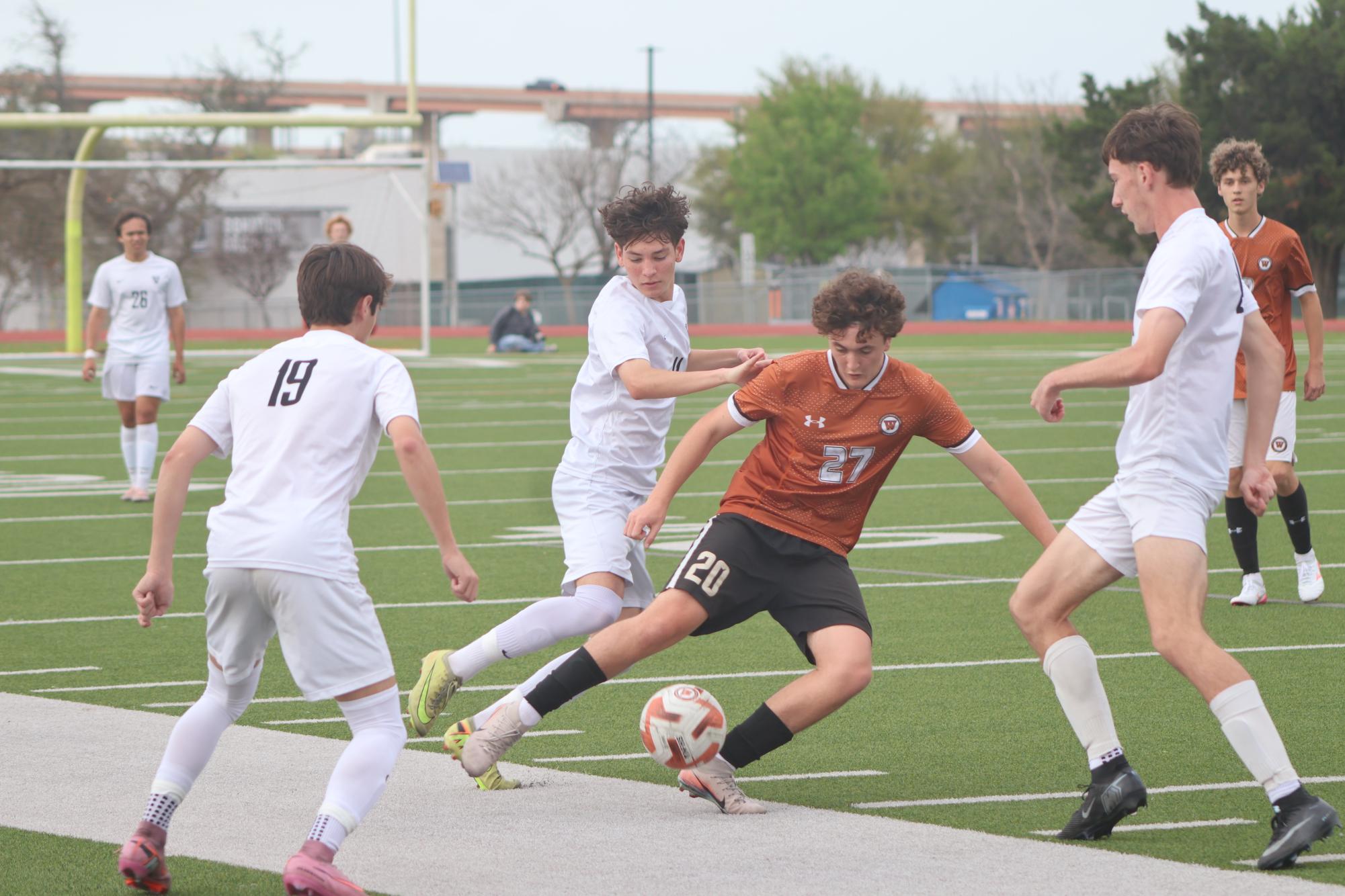 JVO Boys' Soccer Tie Vandergrift Vipers 1-1