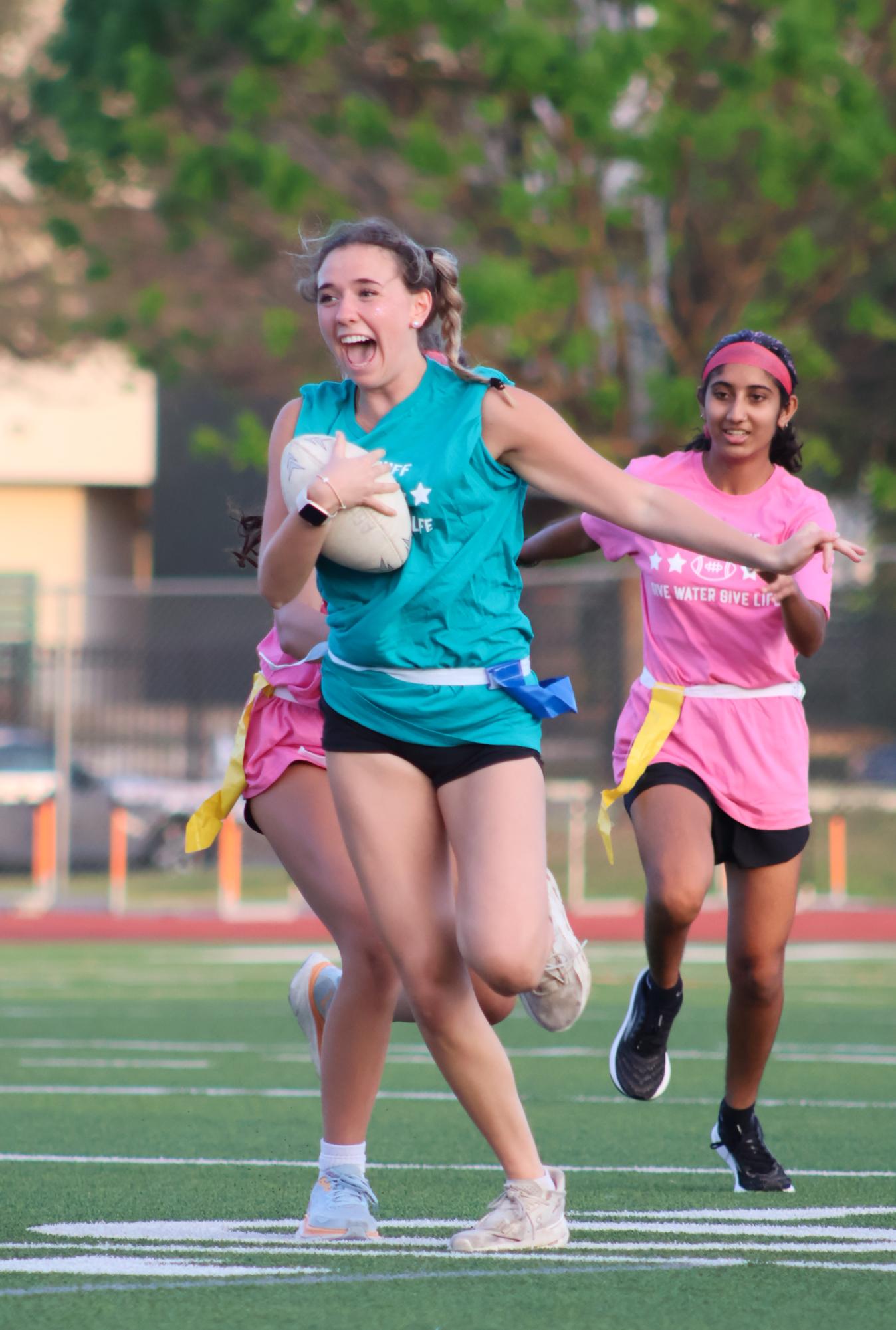 Blue Team Claims Victory at Annual Powderpuff Game